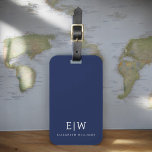 Elegant Professional Simple Monogram Minimalist Luggage Tag<br><div class="desc">Introducing our Elegant Professional Simple Monogram Minimalist Collection: Elevate your style with timeless sophistication and understated elegance. Crafted with meticulous attention to detail, this collection features minimalist designs adorned with your personalised monogram. Each piece exudes professionalism and refinement, perfect for making a lasting impression in any setting. From sleek stationery...</div>