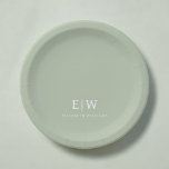 Elegant Professional Simple Monogram Minimalist Paper Plate<br><div class="desc">Introducing our Elegant Professional Simple Monogram Minimalist Collection: Elevate your style with timeless sophistication and understated elegance. Crafted with meticulous attention to detail, this collection features minimalist designs adorned with your personalised monogram. Each piece exudes professionalism and refinement, perfect for making a lasting impression in any setting. From sleek stationery...</div>