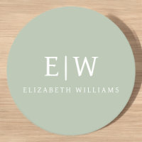 Elegant Professional Simple Monogram Minimalist