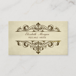 Elegant Professional Stylish Vintage Business Card