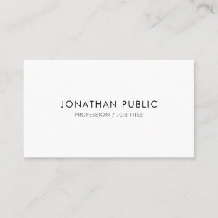 Elegant Professional Template Modern Minimalist Business Card