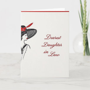 Elegant Profile Mothers Day Card