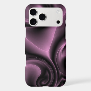 Elegant Psychedelic Purple Swirls Art Pattern