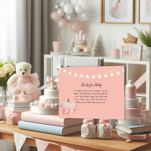 Elegant Pumpkin Books For Baby Shower Invitation