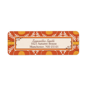 Elegant Pumpkin Damask Print for Thanksgiving
