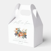 Elegant Pumpkin Fall in Love Bridal Shower