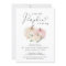 Elegant Pumpkin Floral Girl Baby Shower