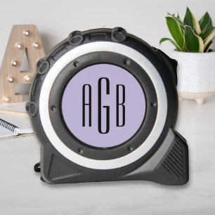 Elegant Purple 3 Letter Monogram Initials 1