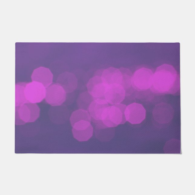 Elegant Purple Abstract  Doormat (Front)
