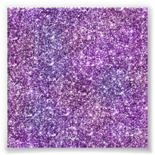 Elegant Purple Abstract Stylish Chic Pattern Photo Print