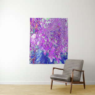Elegant Purple and Blue Limelight Hydrangea Tapestry