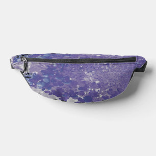 Elegant Purple and Grey Limelight Hydrangea Bum Bags