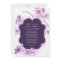 Elegant Purple Butterfly Wedding Invitation