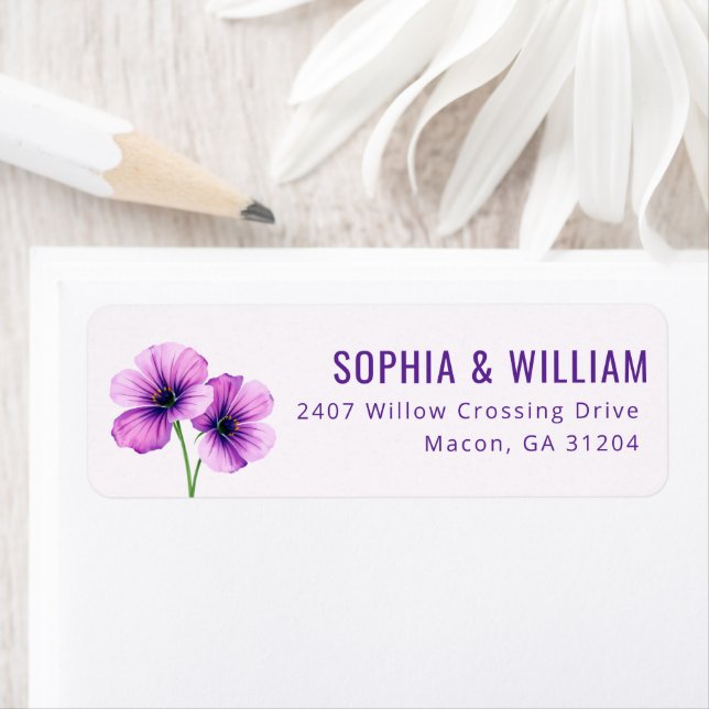 Elegant Purple Floral (Insitu)