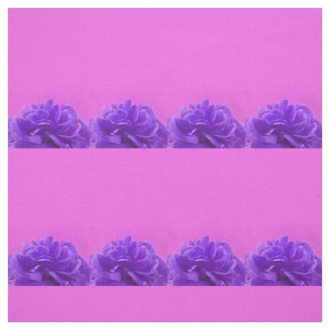 Elegant Purple Floral Fabric (Swatch)