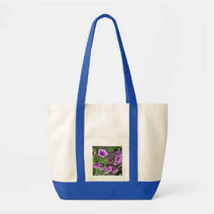 Elegant Purple Flower Tote Bag