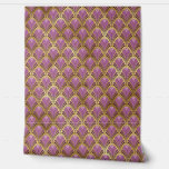 Elegant Purple Gold Art Deco Vintage Pattern Wallpaper<br><div class="desc">Elegant Purple Gold Art Deco Vintage Pattern Wallpaper features a chic elegant art deco pattern in purple and gold. Perfect for home decor,  office decor,  event decor and party decor. Created by Evco Studio www.zazzle.com/store/evcostudio</div>