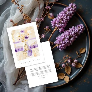 Elegant Purple & Golden Floral Vase Sympathy