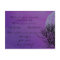 Elegant Purple Gothic Night Posh RSVP Postcard