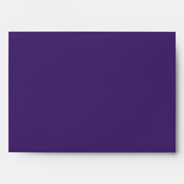 Elegant Purple Gothic Night Posh Wedding Envelope (Front)