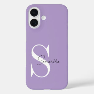 Elegant Purple iPhone Case with Personalised