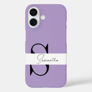Elegant Purple iPhone Case with Personalised