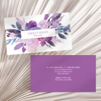 Elegant Purple Lilac Floral Flowers Custom