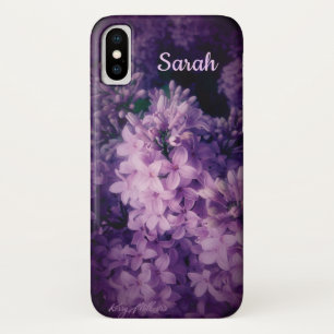 Elegant Purple Lilac Flowers Case-Mate iPhone Case