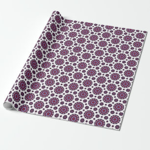 Elegant Purple Patterned Wrapping Paper