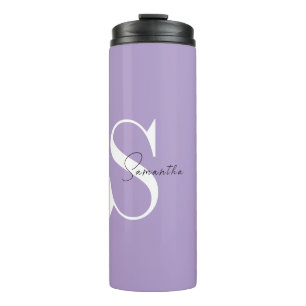 Elegant Purple Personalised Thermal Tumbler