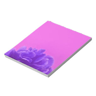 Elegant Purple Raspberry Floral Notepad