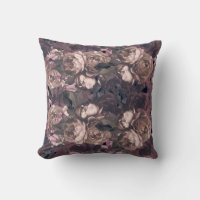 Elegant Purple Rose Floral Botanical