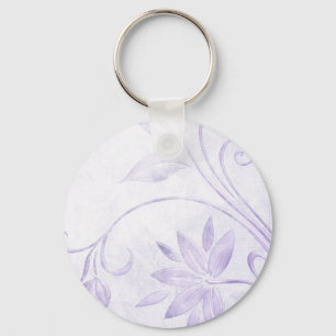 Elegant Purple Vintage Key Ring