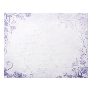 Elegant Purple Vintage Notepad