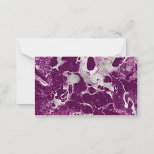 Elegant Purple Violet Marble Abstract Chic Card