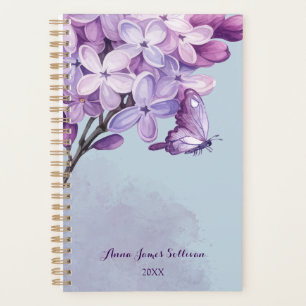 Elegant Purple Watercolor  Appointment Planner