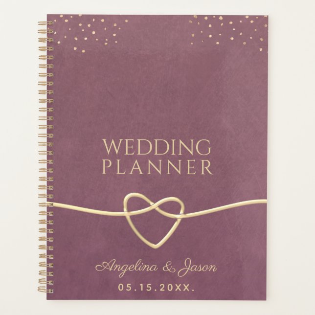 Elegant Purple Wedding Planner (Front)