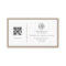 Elegant QR Code Card Social Sand  Business Card