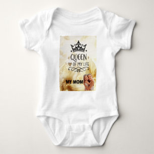 Elegant Queen of my Life-my mom  Baby Bodysuit