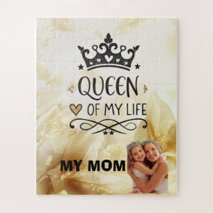 Elegant Queen of my Life-my mom  Jigsaw Puzzle