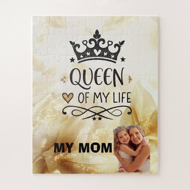 Elegant Queen of my Life-my mom  Jigsaw Puzzle (Vertical)