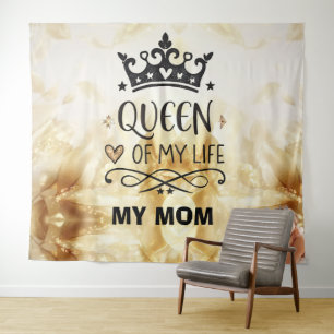 Elegant Queen of my Life-my mom  Tapestry