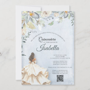Elegant Quinceanera 15th Birthday Invitation