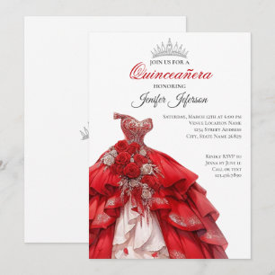 Elegant Quinceanera Invitation