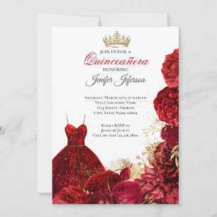 Elegant Quinceanera Invitation
