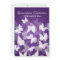 Elegant Quinceañera Party Butterflies Purple