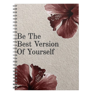 Elegant Quote Notebook/Diary with floral design Notebook