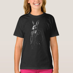 elegant rabbit in suit T-Shirt