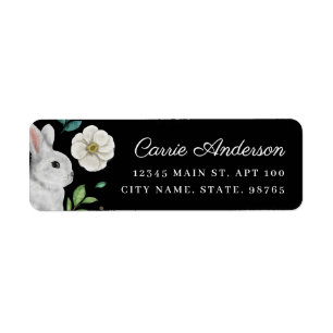 Elegant Rabbit & White Rose Spring Address