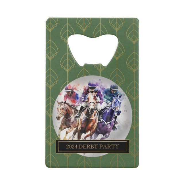 Elegant Race Horse Derby Party Equestrian (Front)